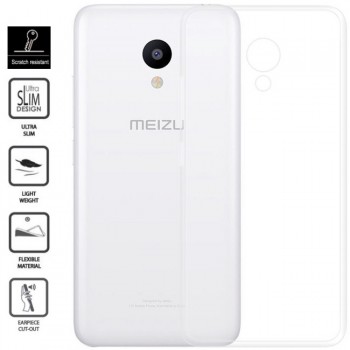 Skaidrus silikoninis-tpu dėkliukas  (MEIZU M5C telefonams)